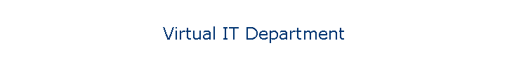 Virtual IT Department